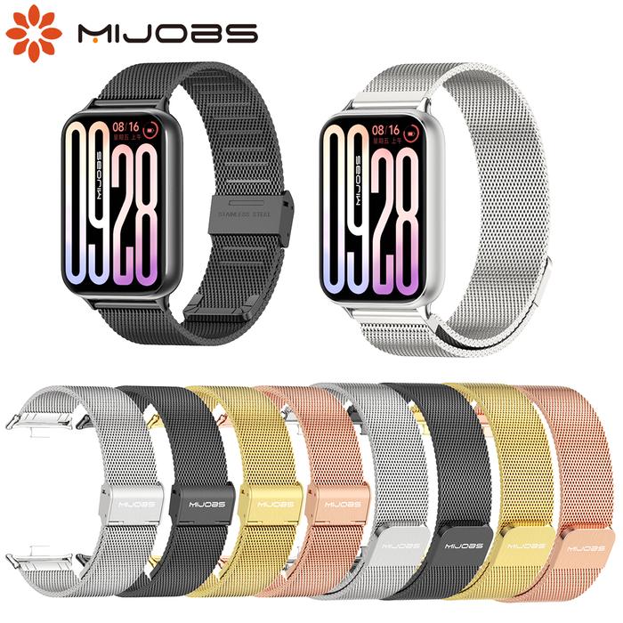 Metal Milanese Strap for Xiaomi Mi Band 9 Pro Bracelet Loop Band Belt Correa for Mi Smart Band 9Pro