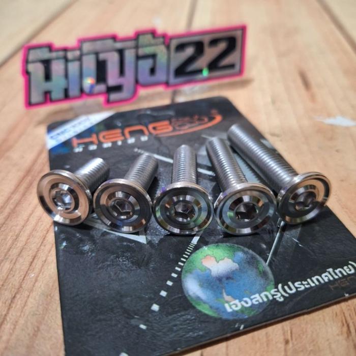 baut 12 M8 probolt disk model cnc AA slim stainless matte original Heng Thailand baut cakram
