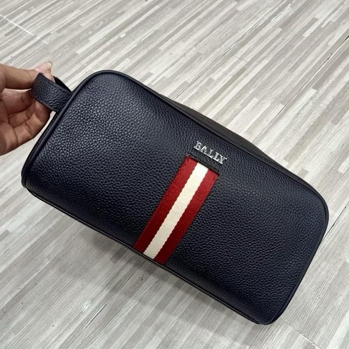 pouch bag kulit asli handbag clutch pria impor 7199