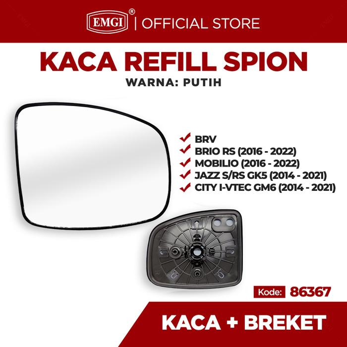 Kaca Spion Refill - Spion Mobil BRV/BRIO RS/MOBILIO/JAZZ/CITY