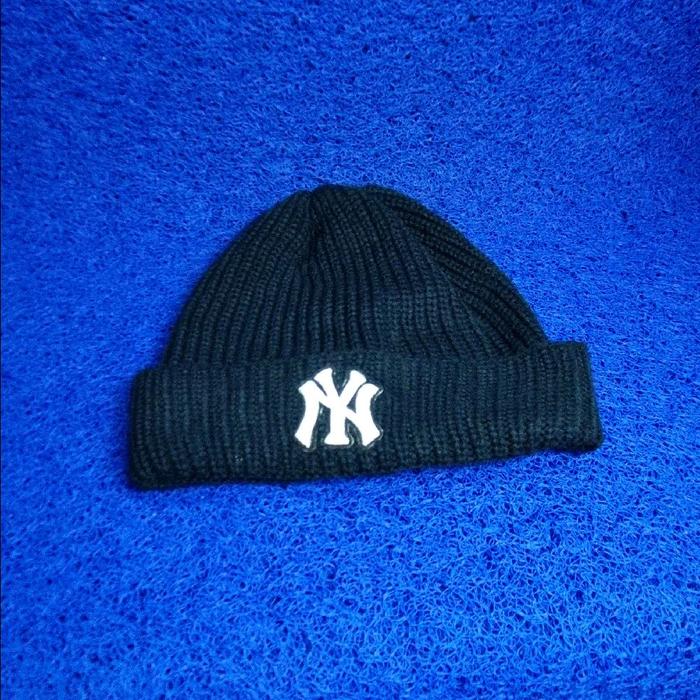 topi kupluk beanie hat NY yankees