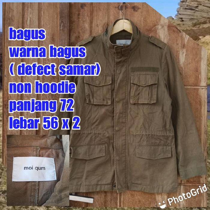 jaket parka army military Green hijau m65 fashion moi qum korea