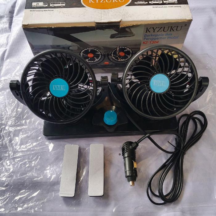 Kipas Angin Mobil Double / Double Headed Vehicle Fan 12V Double Blower