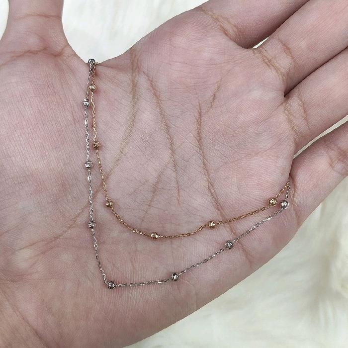 Kalung Rantai Jedar 2 Layer