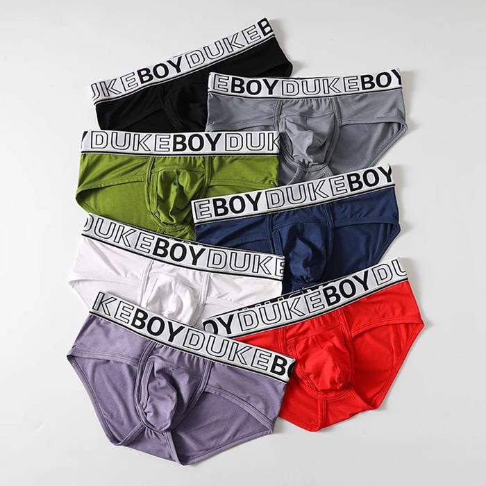 Mens Side Opening Underwear Mid Waist Underpants Triangle Briefs Breathable Mens Underwear Exotic