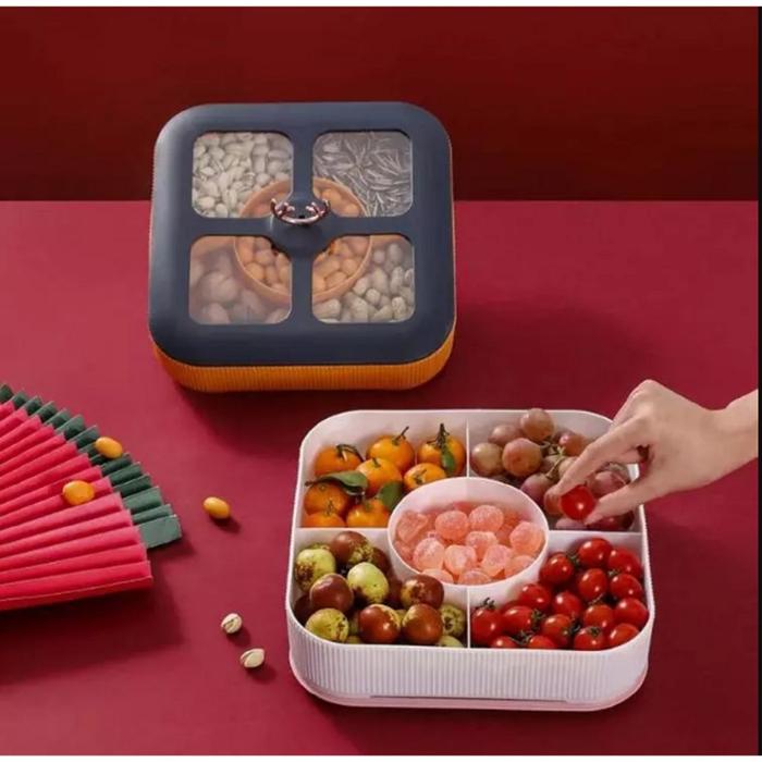 Toples Lebaran Toples 2 Susun Putar Candy Box Toples Kue 2 Susun Toples Tempat Kue