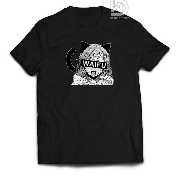 Kaos Distro Anime Hentaii Dewasa Baju Atasan Wibu Waifu Jepang Cotton Combed 30S T-Shirt Premium