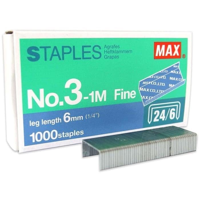 Refill Isi Stapler Staples Hekter Besar - Max No. 3 MURAH!