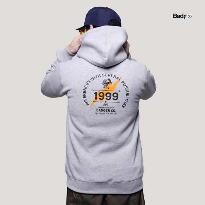 Badger Sweater Zipper Hoodie Several Poss Misty