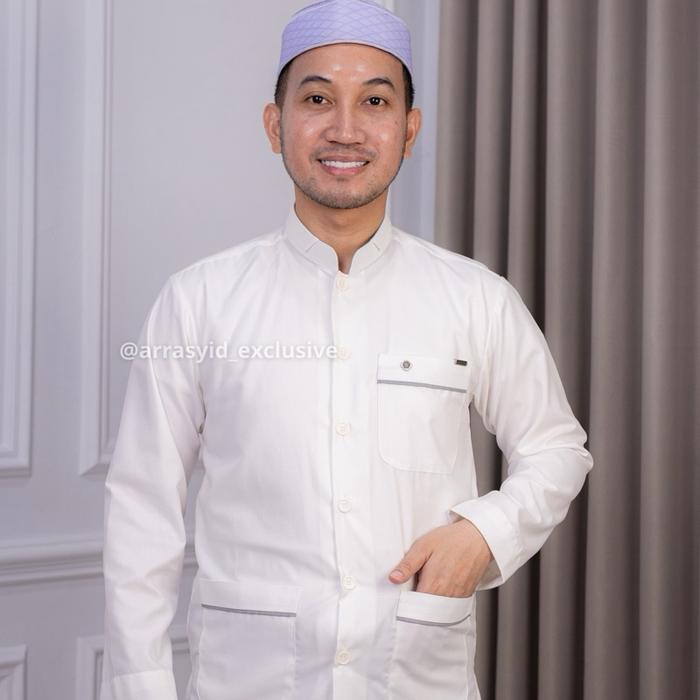Koko Haibah Wol Arrasyid Exclusive Warna Putih Tulang