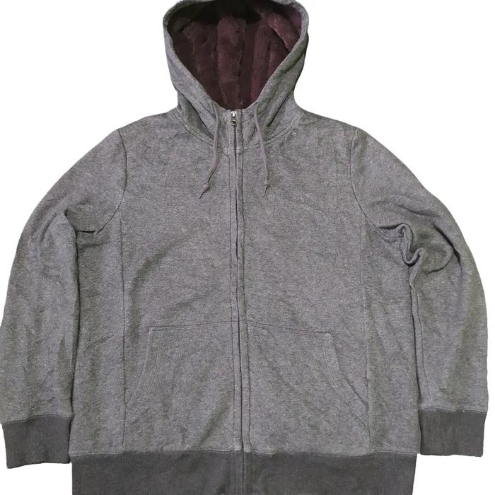 Zip Hoodie uniqlO sherpa abu