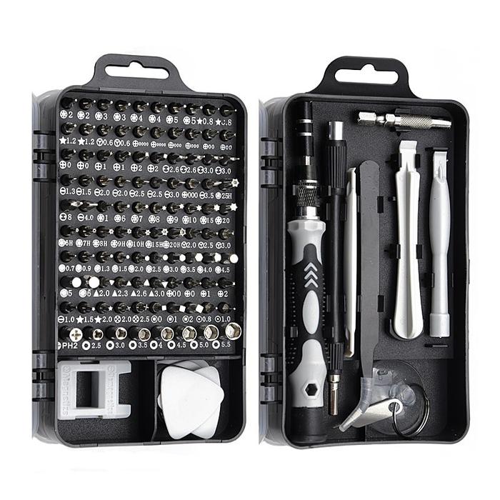 COD Obeng Set hp 115in1 Reparasi Hp Smartphone Laptop Komputer Pc Precision Insulated