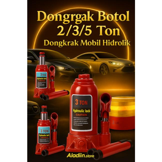 Termurah Dongkrak Mobil Hidrolik Dongkrak Botol 2/3/5 Ton Dongkrak Botol Dongkrak Hidrolik Jack