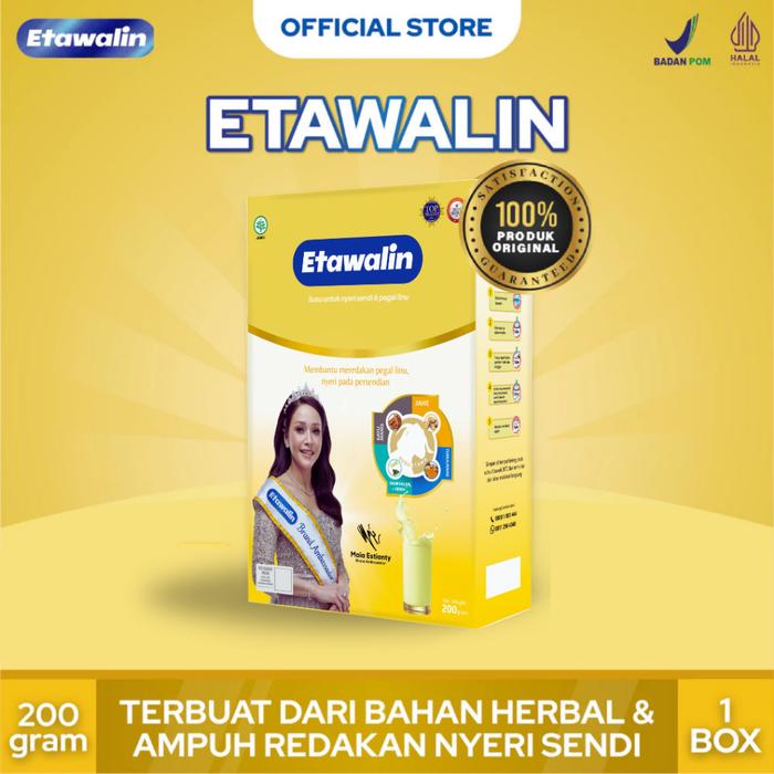 ETAWALIN -  SUSU KAMBING ETAWA SOLUSI ASAM URAT PEGAL LINU 1 BOX