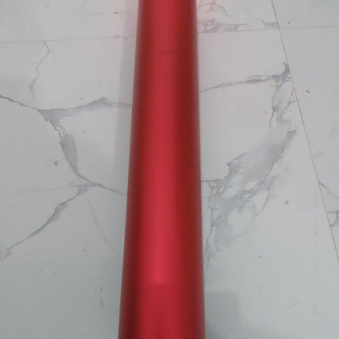 skotlet matte chrome metalik doff merah