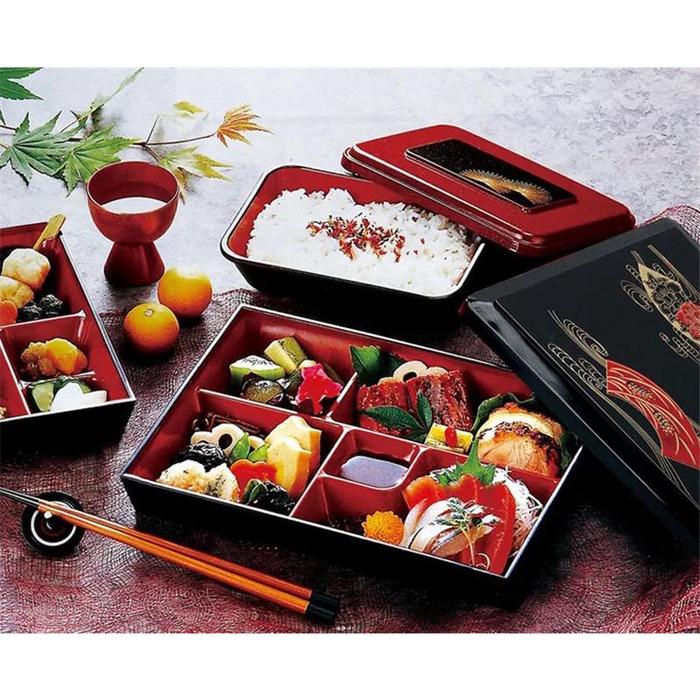japanese bento box rice sushi catering / kotak bekal makan serbaguna / tempat penyimpanan makanan fo