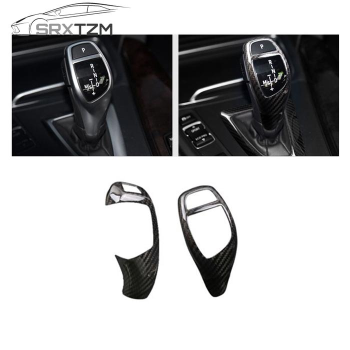 SRXTZM For BMW F07 F10 F25 F26 Carbon Fiber Refit Car Gearshift Panel