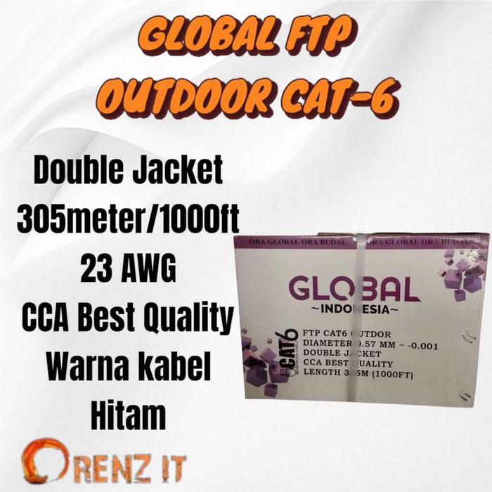Global Kabel Ftp Cat6 Double Jacket