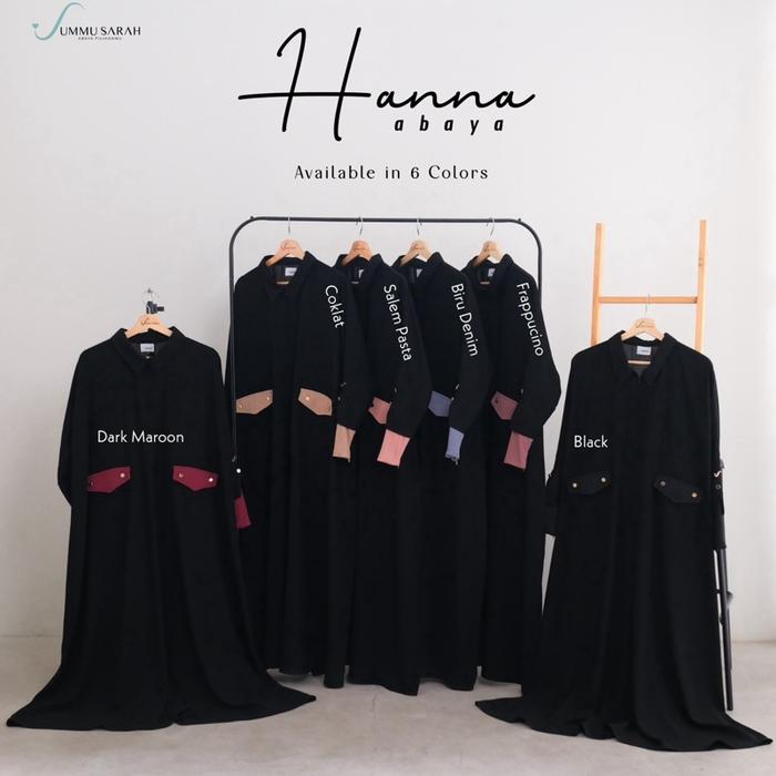 HANNA SERIES ABAYA BY UMMU SARAH | HANNA ABAYA UMMU SARAH  | ABAYA MODERN TERKINI