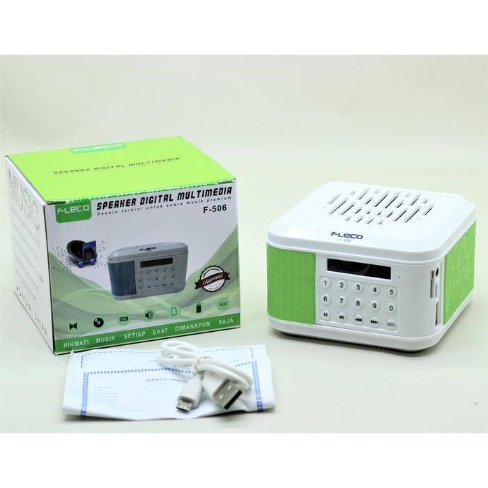 SPEAKER BLUETOOTH FLECO F 506 CODE 14 / MUSICK BLUETOOTH WIRELESS FLECO F506 / MUSIK BOX MURAH