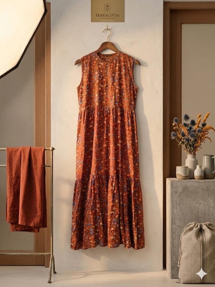INNER DRESS MOTIF RAYON VISCOSE