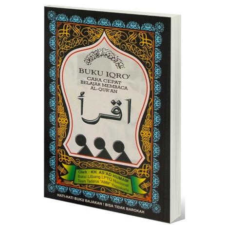 ALT - Buku IQRO BESAR Jilid 1-6 Cara Cepat Belajar Mengaji Jilid 1 s/d 6 digabung