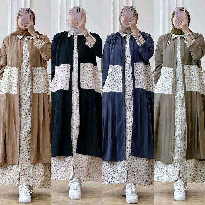 Gamis Premium Zameena Dress ORI Gagil by ova