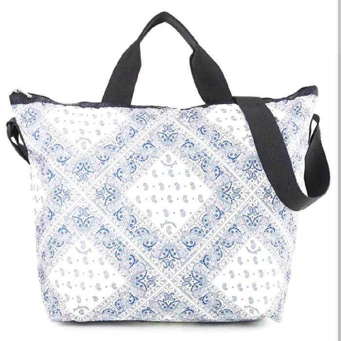 LESPORTSAC DELUXE EASY CARRY TOTEBAG IN BANDANNA BREEZE Tas Tote Kanvas