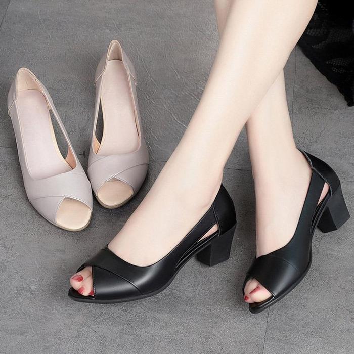 Sandal Heels Perempuan AKEXIYA - Sandal Wanita Anti Lecet, Nyaman dan Elegan