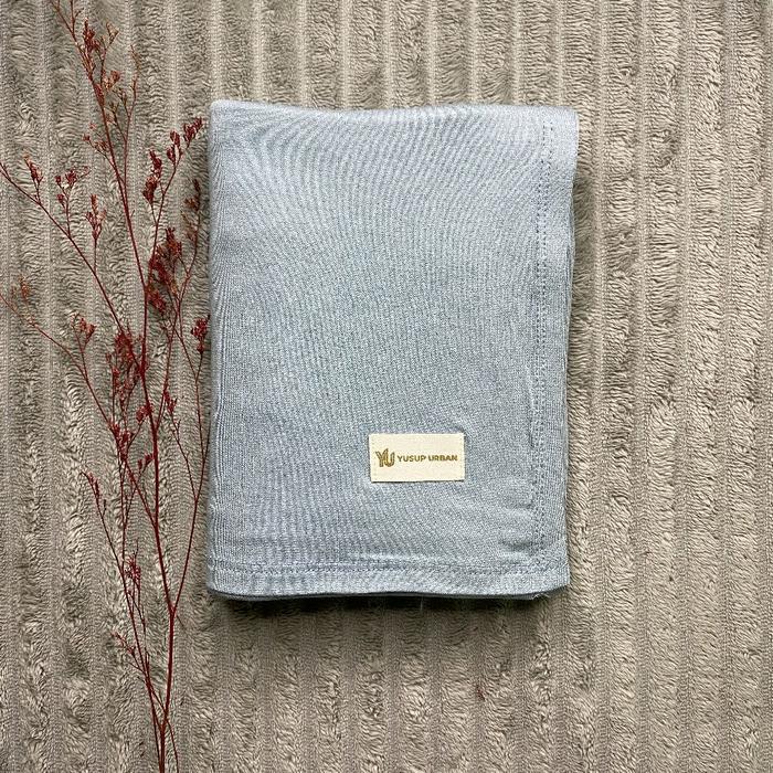 Pashmina Viscose Tancel Premium wrn biru wardah