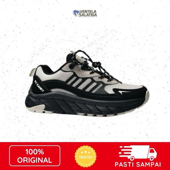 Kanky EXC-02 Orca | Sepatu Sneakers Sport Casual Shoes Black