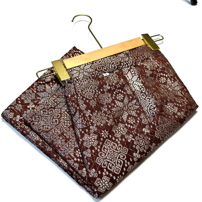Rok songket melayu / songket span palembang / outfit kondangan / rok bawahan kebaya / rok songket pi