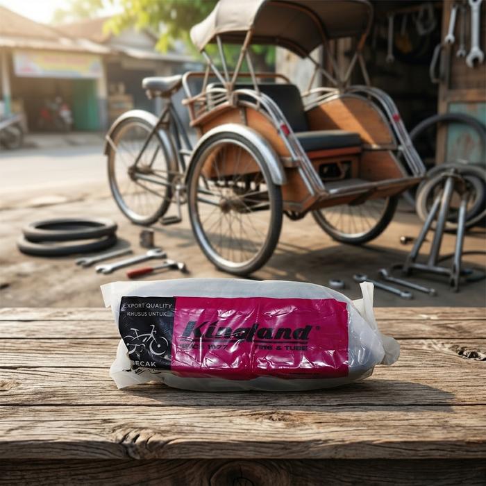 Kingland Ban Dalam Becak Gerobak Sepeda - Ukuran 28 untuk Gerobak Becak Onthel - Outdoor