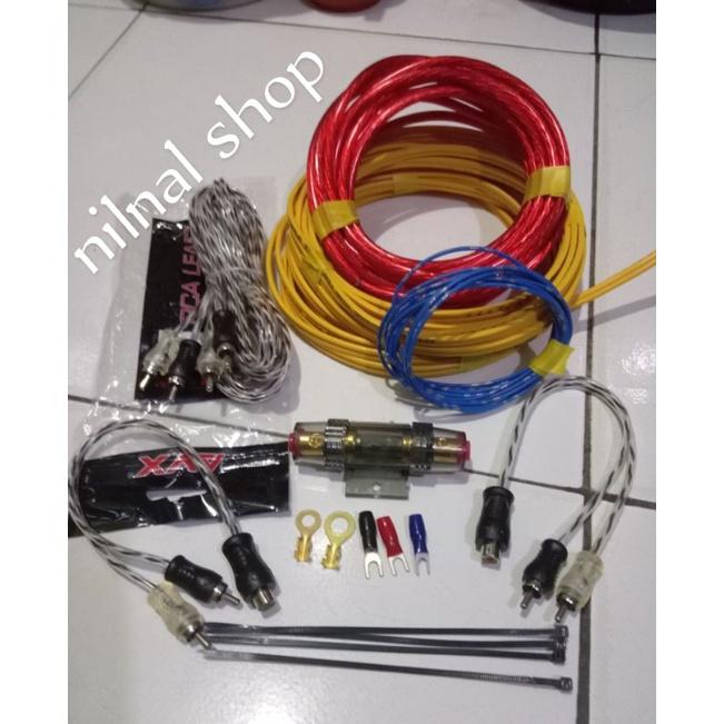 paket full set 140 ( kabel intalasi audio mobil)