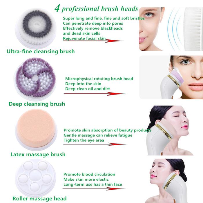 Silicone Face Wash Instrument Charging Model Electric Face Wash