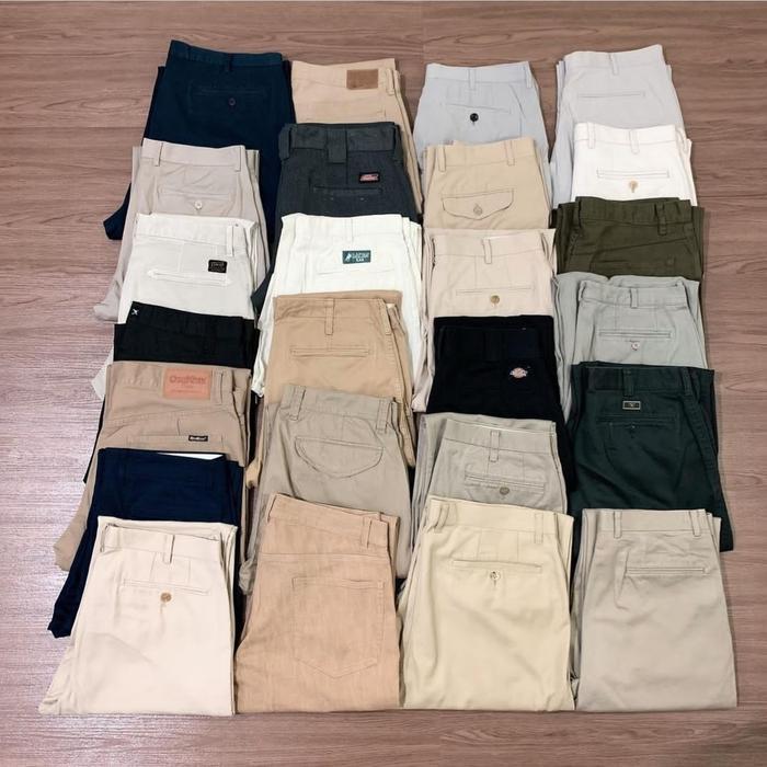 THRIFT CELANA CHINO LONG PANTS CHINOS SECOND