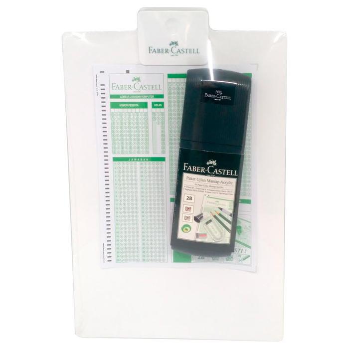 Paket Ujian Standar Lengkap + Papan Jalan Akrilik- Faber Castell MURAH!