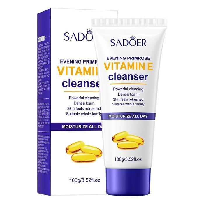 SADOER EVENING PRIMROSE VITAMIN E SERIES / SKINCARE ANTI PENUAAN DINI / CLEANSER TONER SERUM BODY LO