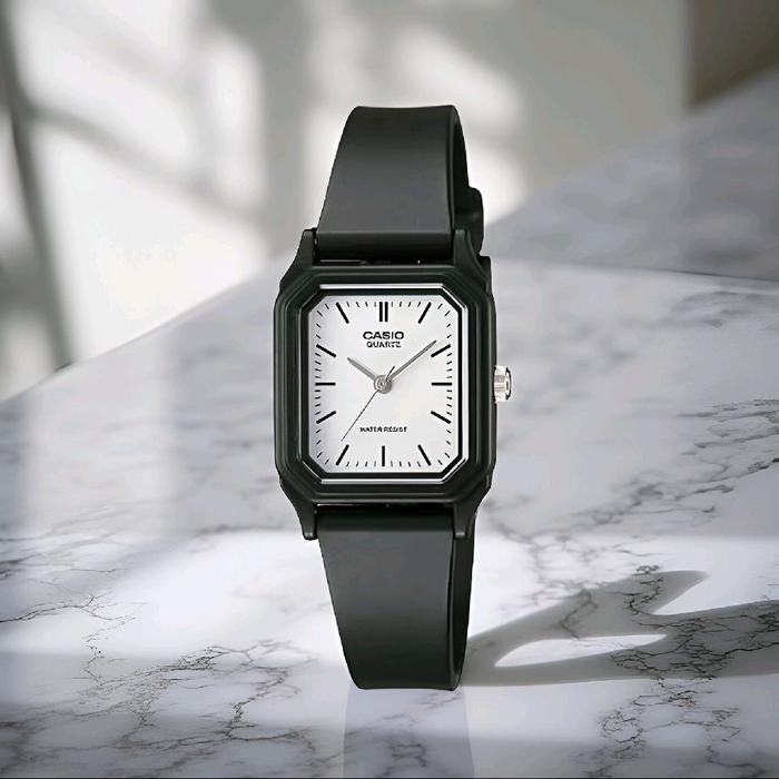 Jam Tangan Wanita Casio Original Analog Jarum Strap Rubber Lq142-7e