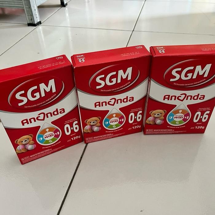 SGM Ananda Susu 0-6 Bulan 120g - Formula Bayi Berkualitas untuk Pertumbuhan Optimal