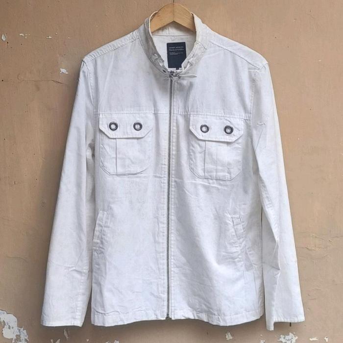 Jaket Splendid satisfaction japanese brand vintage white motif