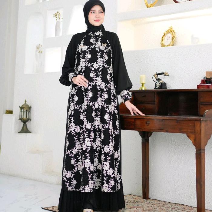 Vania Dress Original FENTA HOUSE - gamia cantik - elegan - mewah