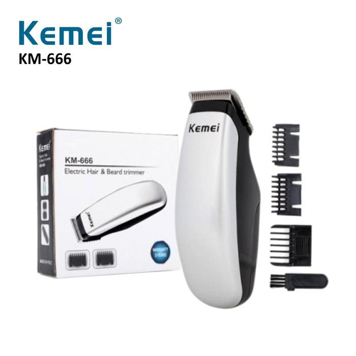 Kemei KM-666 Alat Cukur Rambut Elektrik Pria Wanita