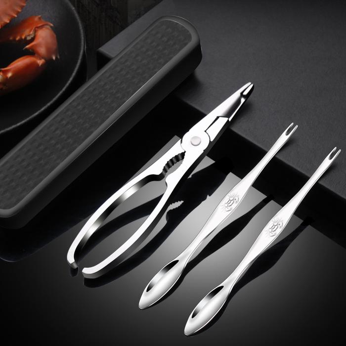 304 Stainless Steel Crab Claw Crab Needle Portable Zinc Alloy Crab