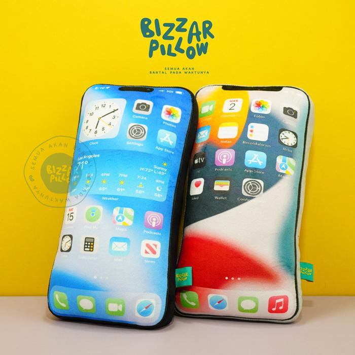 Bizzarpillow Bantal Sofa Motif Handphone Unik Size M BZ309