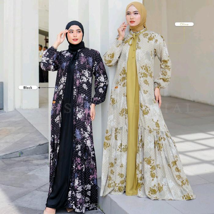 Gamis lebaran  Merk=Nadeera