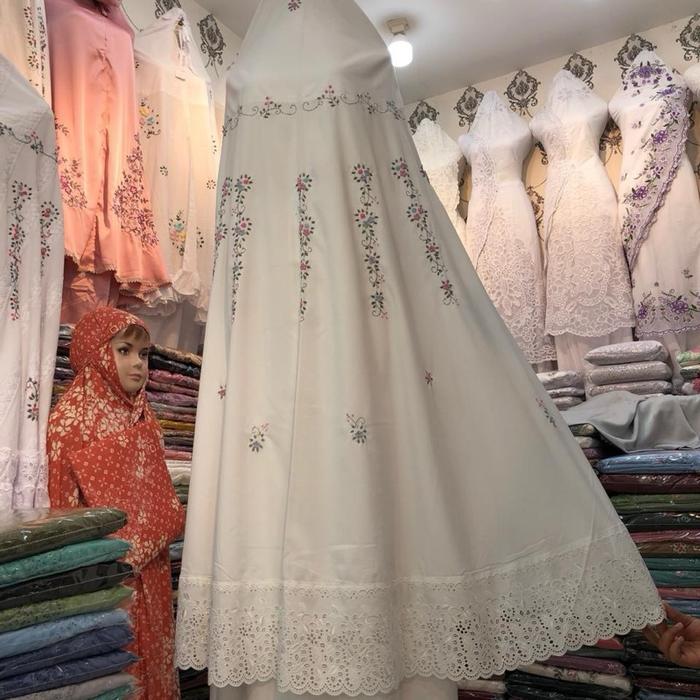 Mukena khadijah sulam tangan