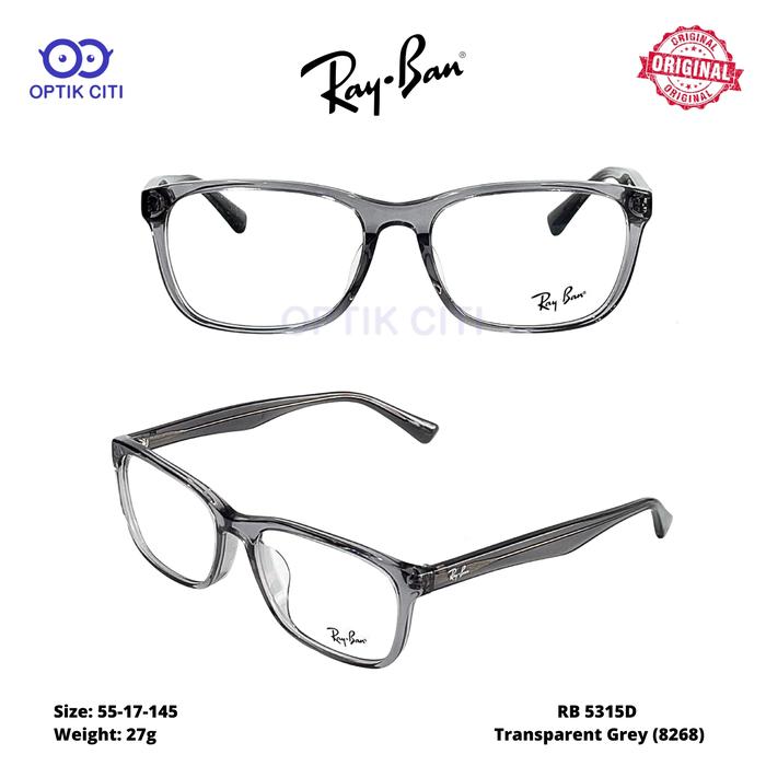 Frame Kacamata Pria Wanita Original Rayban RB 5315 D - Size 55