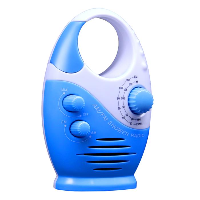 1Pc Bathroom Radio Mini Waterproof Radio Shower Radio AM/FM Radio for