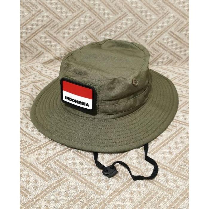 Topi tactical rimba kawat polisi Brimob satpolpp olive hijau Army hitam polos | Kekinian